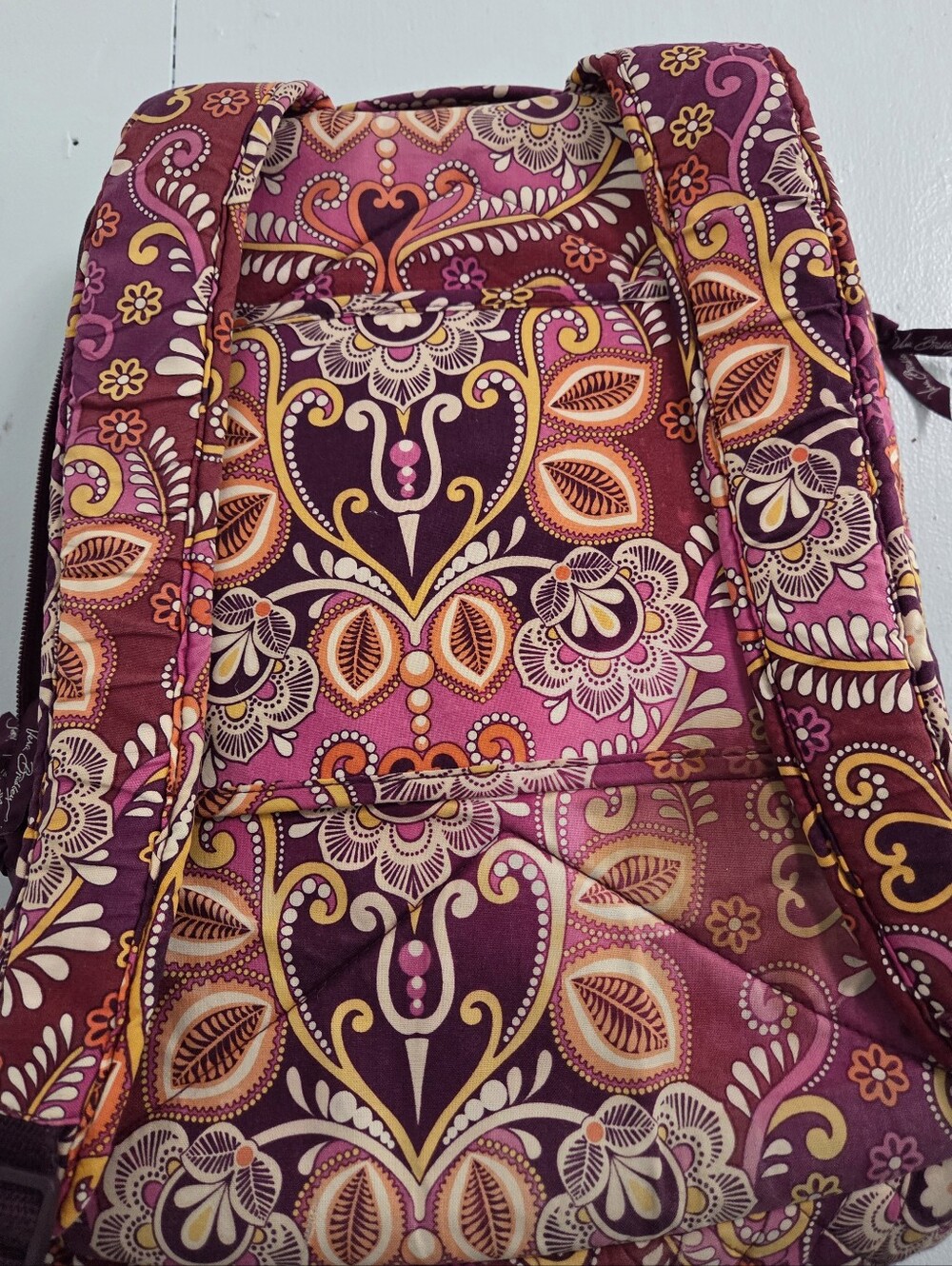 Vera Bradley Backpack With Built In Computer Compartment - Picture 4 of 9